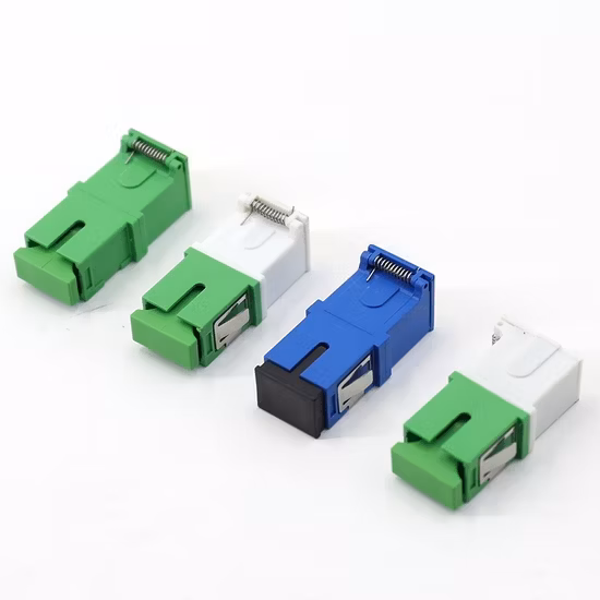 Fibre optique Sc/APC avec adaptateur d'obturation