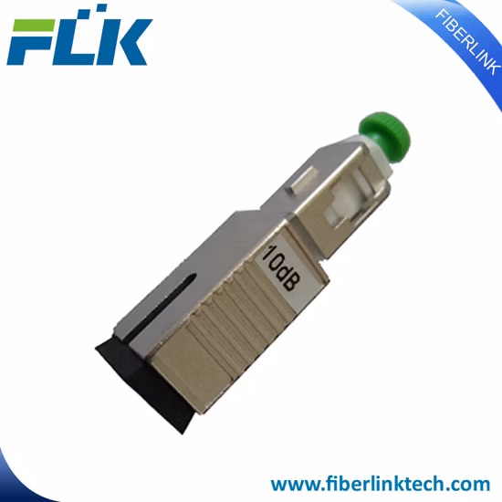 Atténuateur à fibre optique fixe monomode multimode mâle à femelle FC/Sc/St/LC/Mu