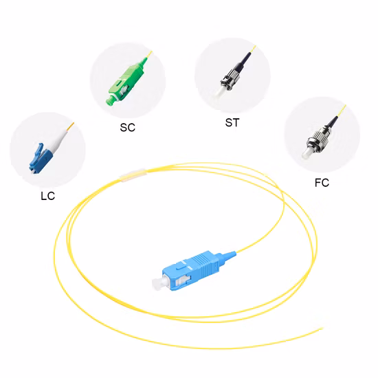 0,9 mm G657A1 SM Sx tresse de fibre optique 1 m Sc tresse fibre monomode Sc/Upc tresse